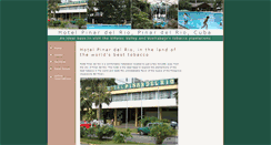 Desktop Screenshot of hotelpinardelrio.com